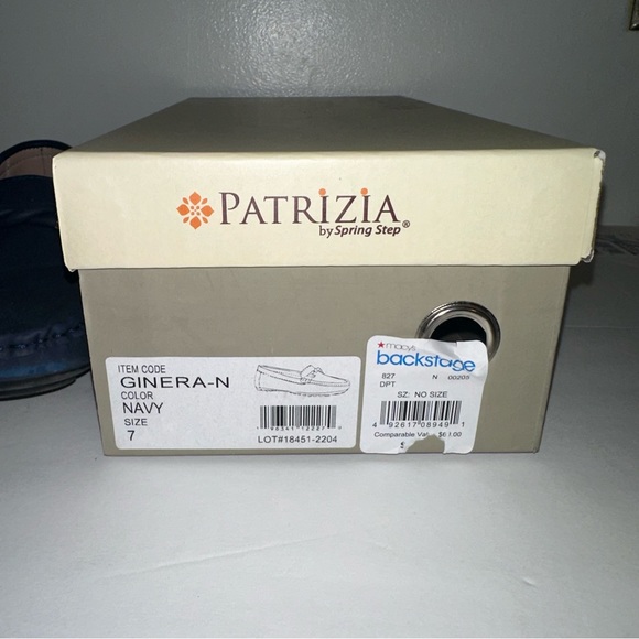 Patrizia by Spring Step Ginera Blue & gold loafers size 7 Women’s - Picture 5 of 15